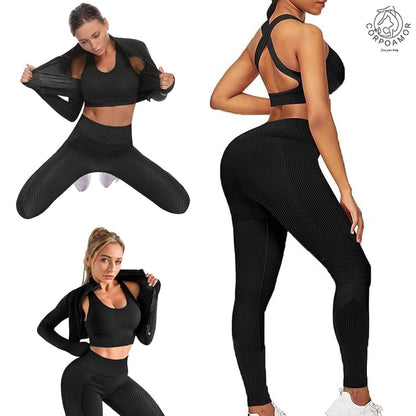 Set Gym Outfit Black