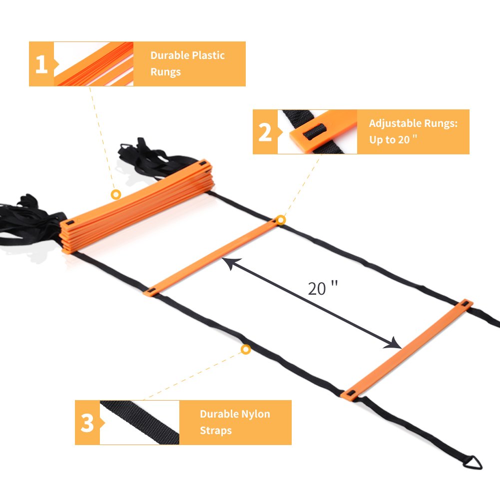 Equipamento de treinamento de velocidade laranja