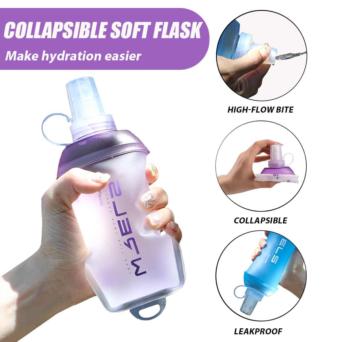 Collapsible Soft Flask Bottle