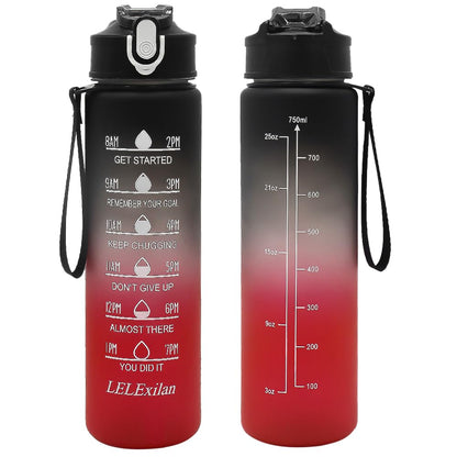 Sport Water Bottle with Straw