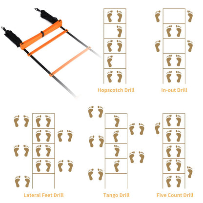 Equipamento de treinamento de velocidade laranja