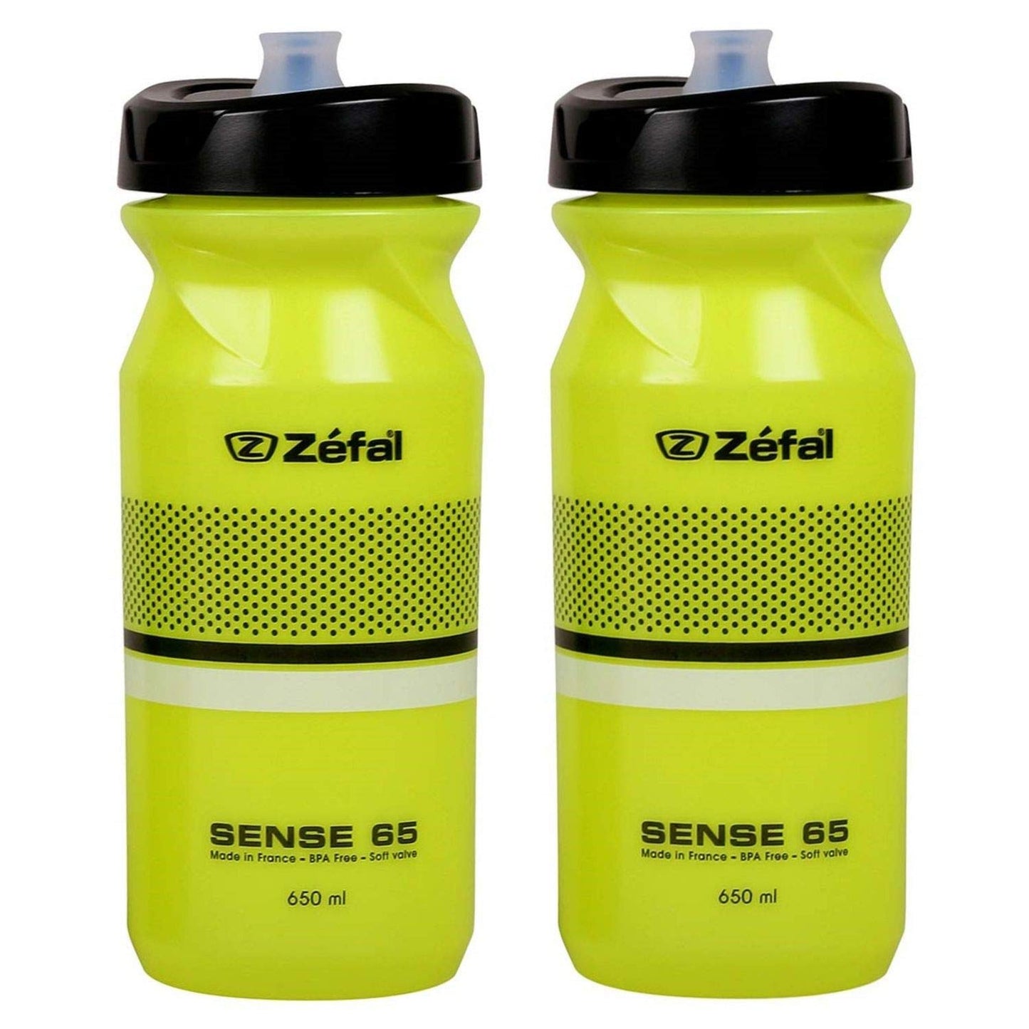 Road Bike Water Bottles Neon Yellow