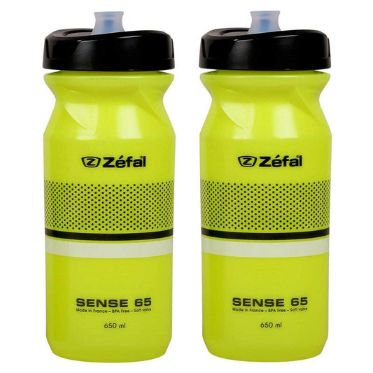 Road Bike Water Bottles Neon Yellow