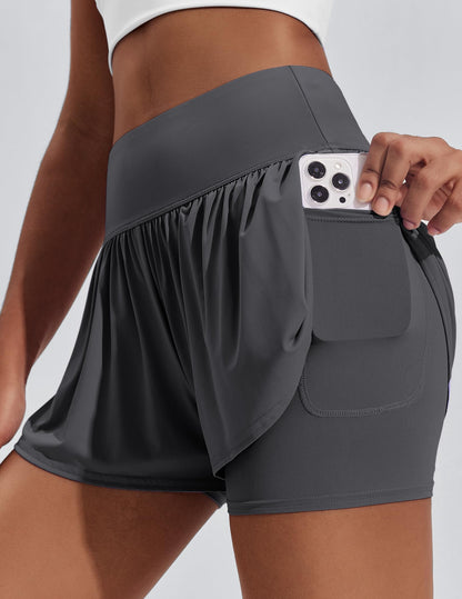 Shorts esportivos para mulheres