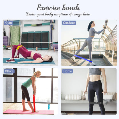 Elastic Workout Bands Assorted