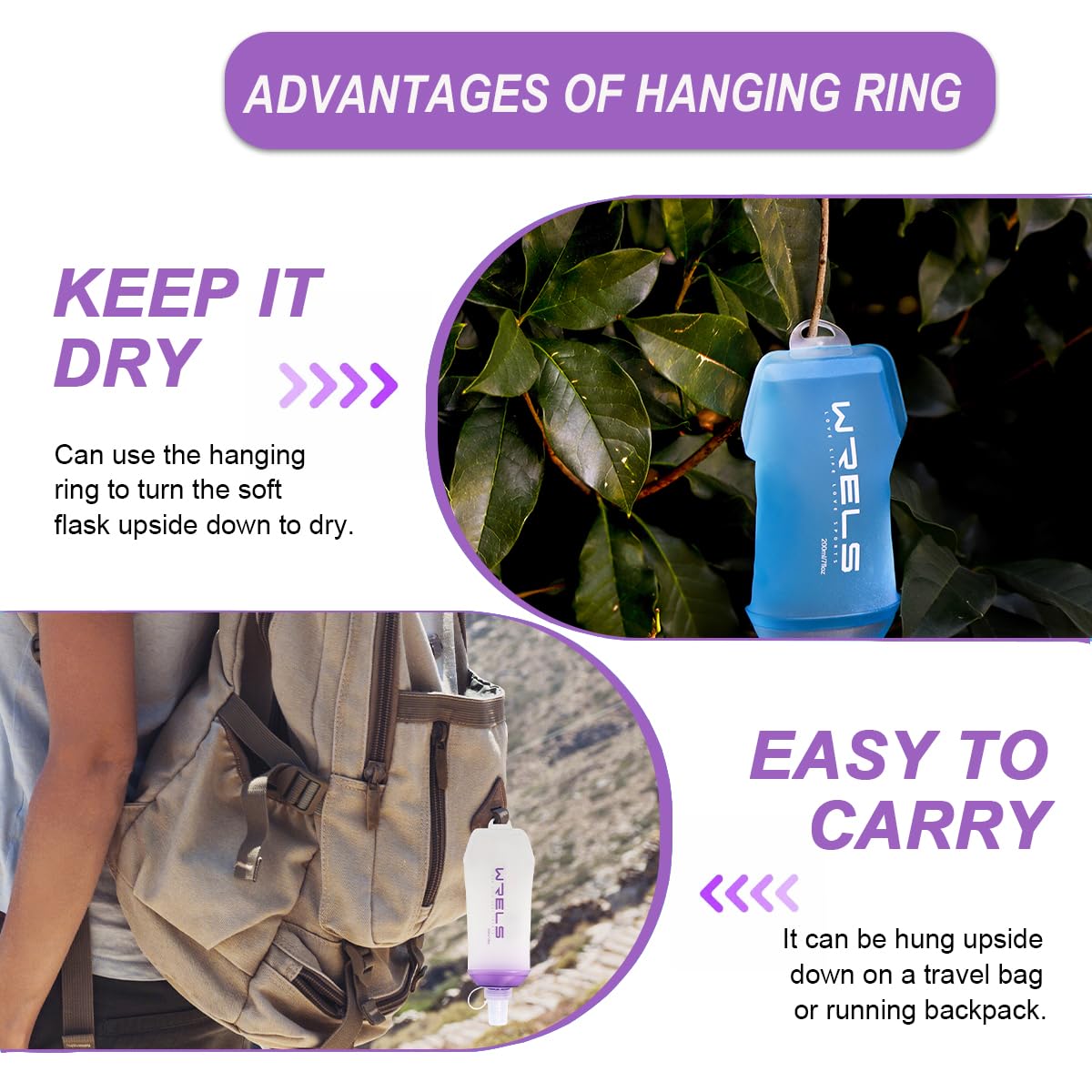 Collapsible Soft Flask Bottle